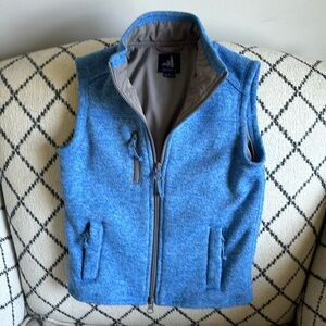 Johnnie-O light blue zip up vest